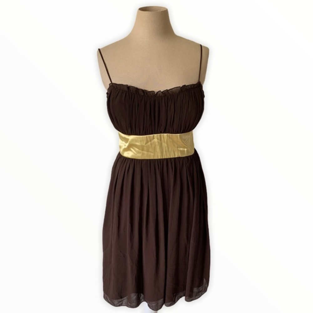 London Times‎ A-line chiffon dress